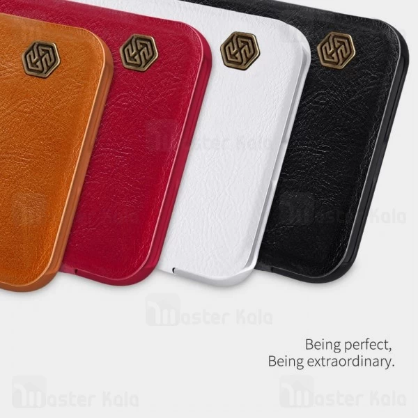کیف چرمی نیلکین اپل آیفون Apple iPhone 11 Pro Max Nillkin Qin Leather Case