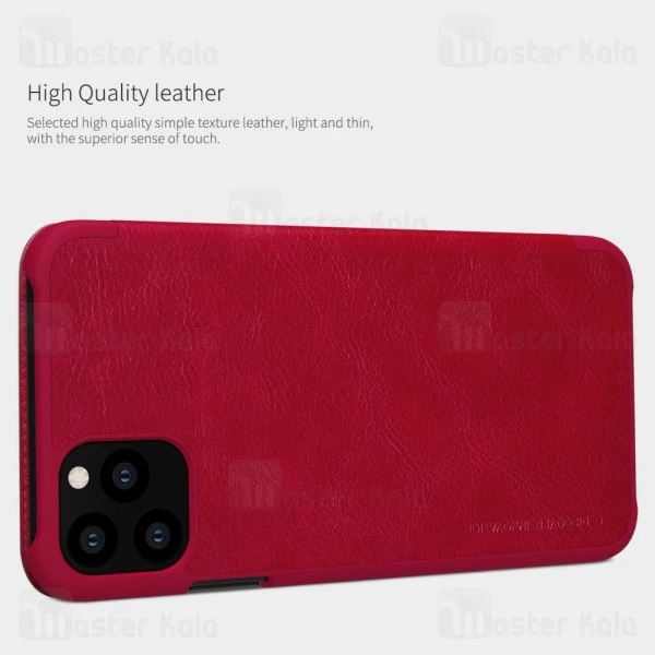 کیف چرمی نیلکین اپل آیفون Apple iPhone 11 Pro Max Nillkin Qin Leather Case