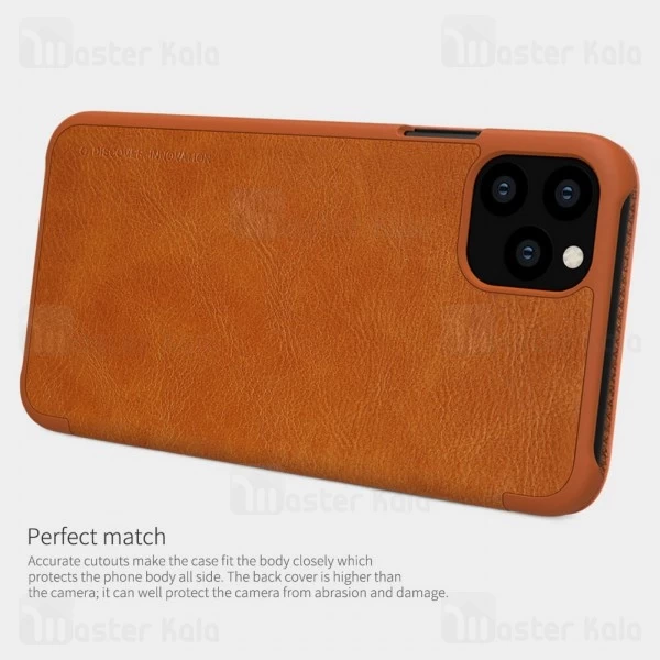 کیف چرمی نیلکین اپل آیفون Apple iPhone 11 Pro Max Nillkin Qin Leather Case