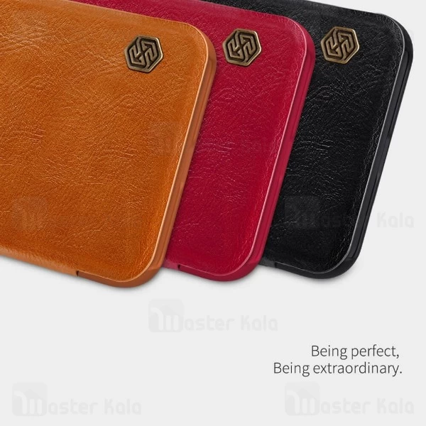 کیف چرمی نیلکین شیائومی Xiaomi Mi CC9 Nillkin Qin Leather Case