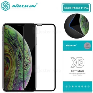 محافظ صفحه شیشه ای تمام صفحه تمام چسب نیلکین Apple iPhone 11 Pro XD CP+ Max