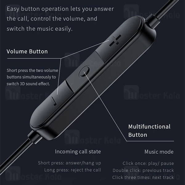 هندزفری بلوتوث RockSpace Mulody 3D Surround Bluetooth Earphone RAU0629