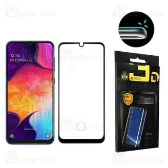 محافظ صفحه شیشه ای تمام صفحه تمام چسب سامسونگ Samsung Galaxy A70 Mocol D+ Glass