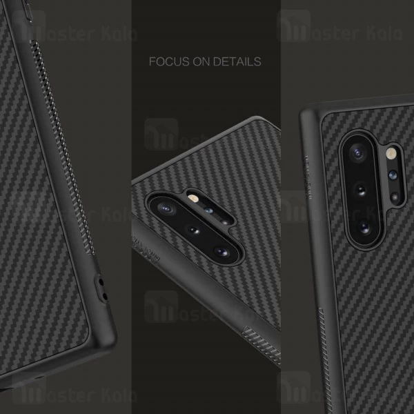 قاب فیبر کربنی نیلکین سامسونگ Samsung Galaxy Note 10 Plus Nillkin Synthetic Fiber Plaid