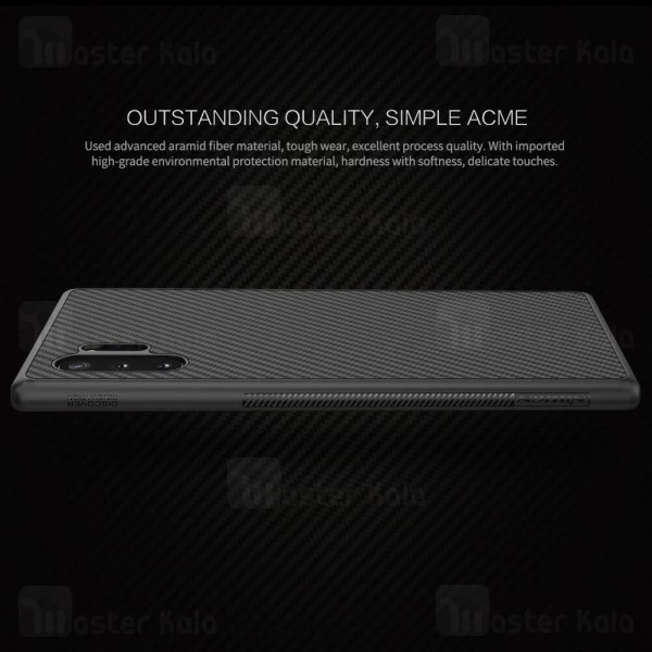 قاب فیبر کربنی نیلکین سامسونگ Samsung Galaxy Note 10 Plus Nillkin Synthetic Fiber Plaid
