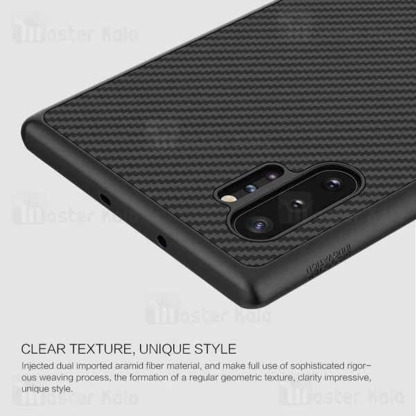 قاب فیبر کربنی نیلکین سامسونگ Samsung Galaxy Note 10 Plus Nillkin Synthetic Fiber Plaid