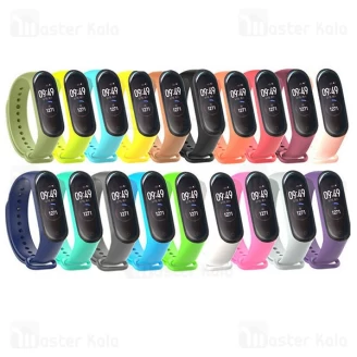 بند سیلیکونی دستبند هوشمند شیائومی Xiaomi Mi Band 4 / 3 Silicone