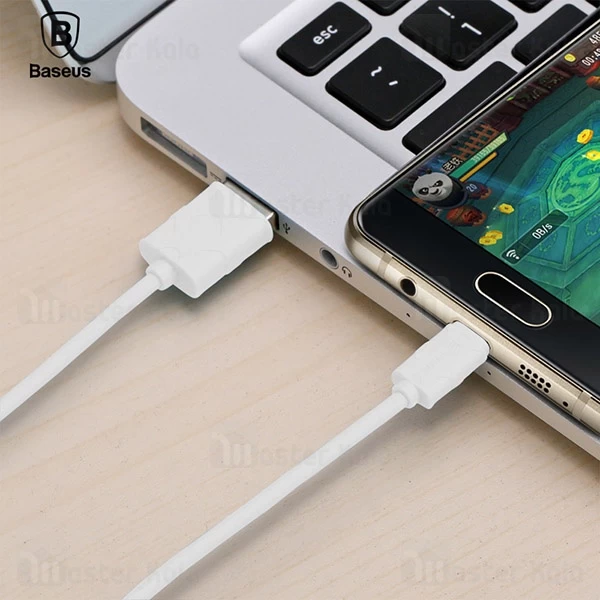 کابل میکرو Baseus Yaven MicroUSB Cable CAMUN-01 1M 2.1A