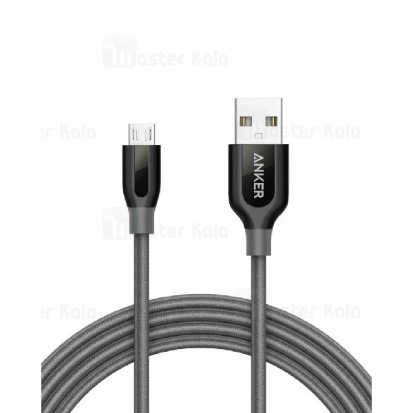 کابل میکرو یو اس بی انکر Anker A8143 Power Line Plus طول 1.8 متر به همراه کیف