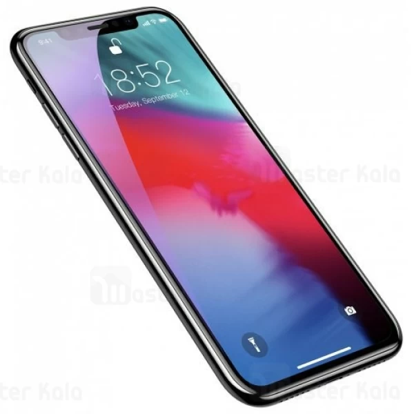 محافظ صفحه شیشه ای تمام صفحه و ضد اشعه بیسوس Apple iPhone 11 Pro Max Baseus SGAPIPH65S-KD01