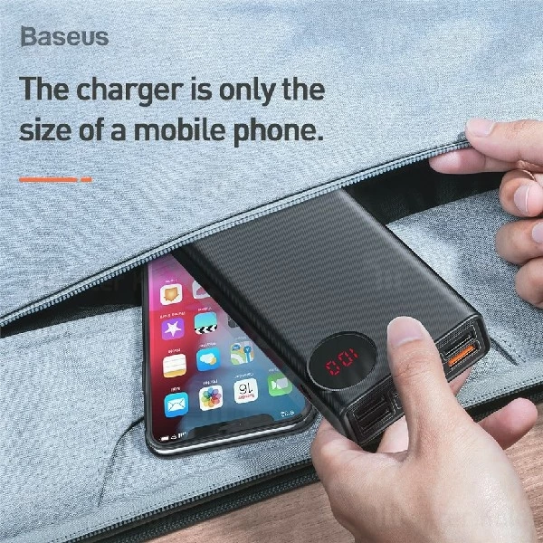 پاوربانک 30000 فست شارژ بیسوس Baseus Mulight QC3.0 30000mAh PPMY-01 PD پنج پورت