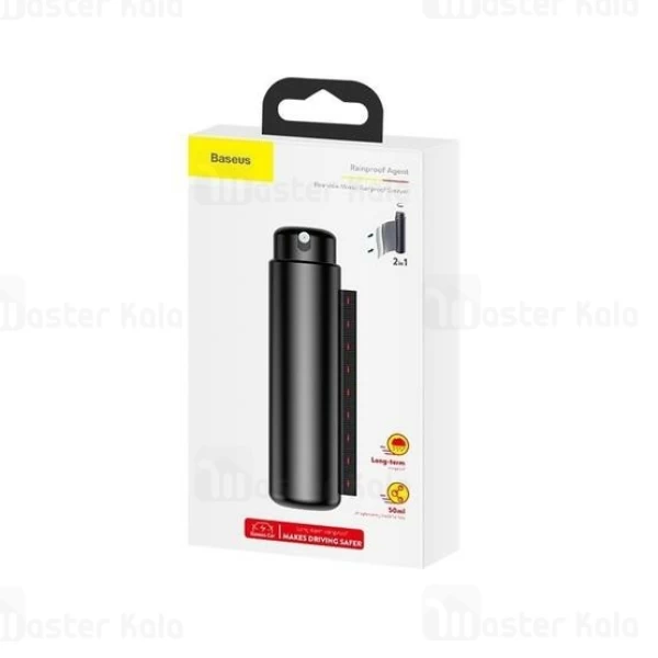 اسپری تمیز کننده و دستمال بیسوس Baseus Rearview Mirror Rainproof Sprayer CRFYJ-01