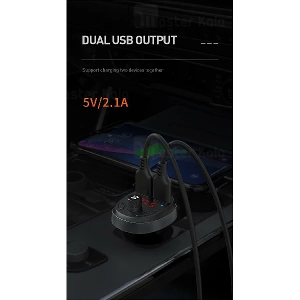 شارژر فندکی و پخش کننده بلوتوث مک دودو Mcdodo CC-688 Bluetooth FM Car Charger