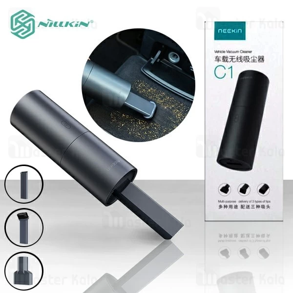 جارو شارژی ماشین نیلکین Neekin C1 Vehicle Vacuum Cleaner دارای باتری داخلی