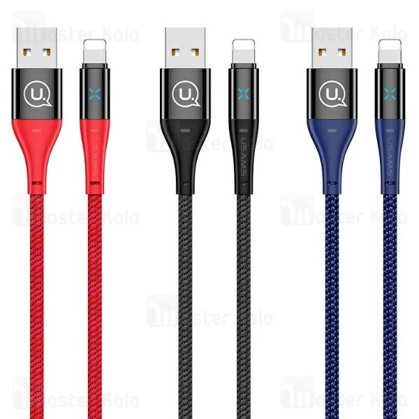 کابل لایتنینگ یوسمز USAMS U-Plus Smart Power OFF دارای قطع کن خودکار و طول 2 متر
