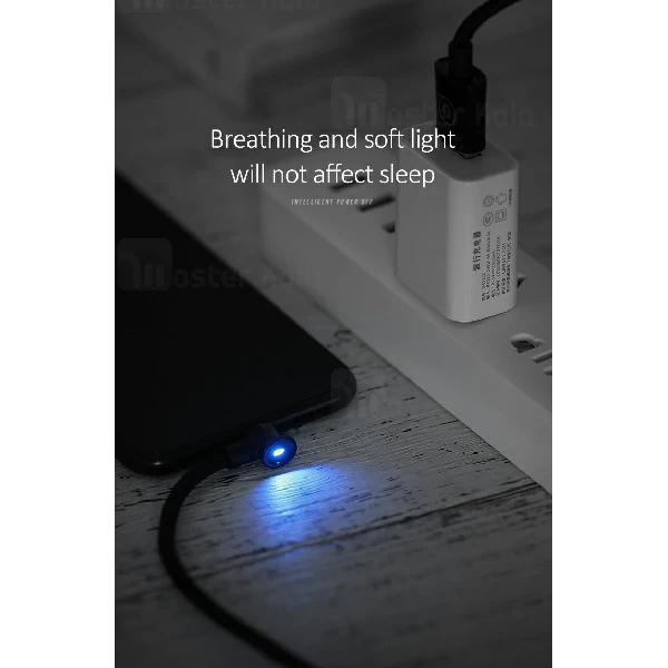 کابل لایتنینگ یوسمز USAMS U13 Right-Angle دارای قطع کن خودکار و طول 2 متر