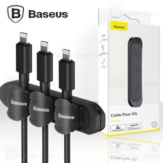 گیره نگهدارنده کابل بیسوس Baseus Cable Fixer Kit TZACGX-01 طراحی چسبنده