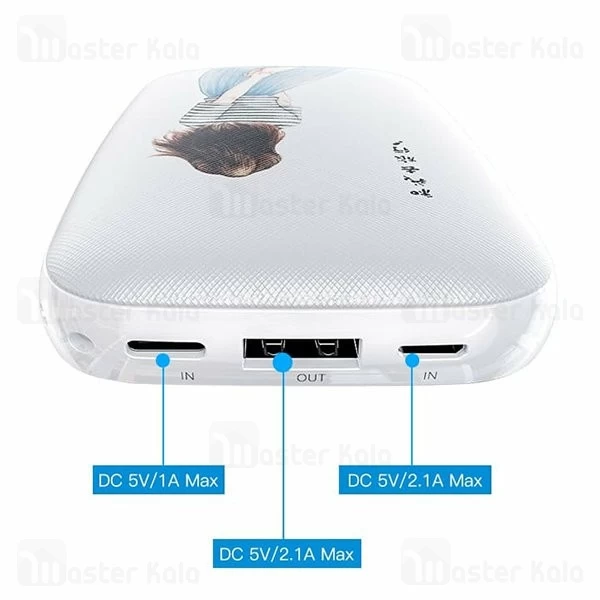 پاوربانک 10000 میلی آمپر بیسوس Baseus Mini Q Power Bank PPM25 طراحی مینی