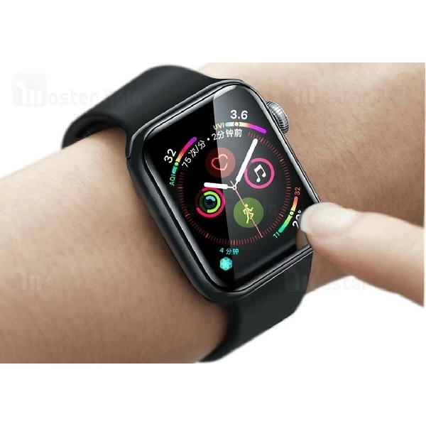 محافظ نانو تمام صفحه بیسوس اپل واچ Baseus Screen Protector Apple Watch 4 40mm SGAPWA4