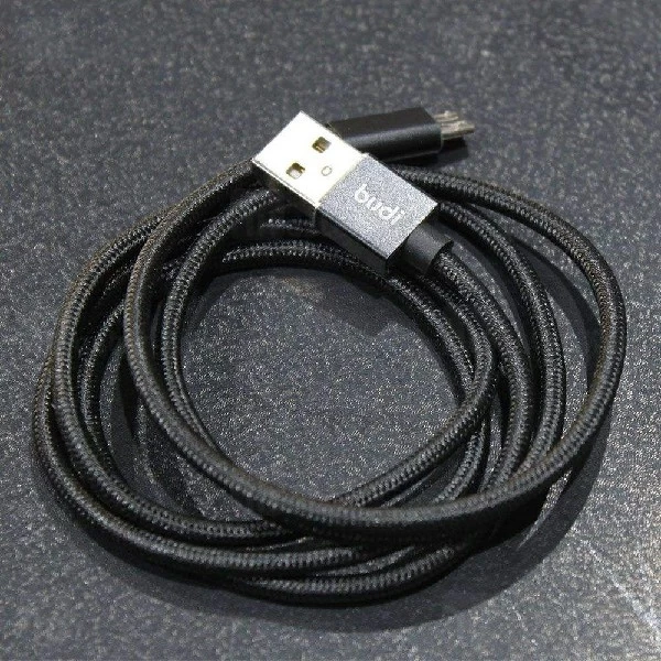 کابل میکرو یو اس بی بودی Budi M8J0180M Micro USB Cable توان 2 آمپر