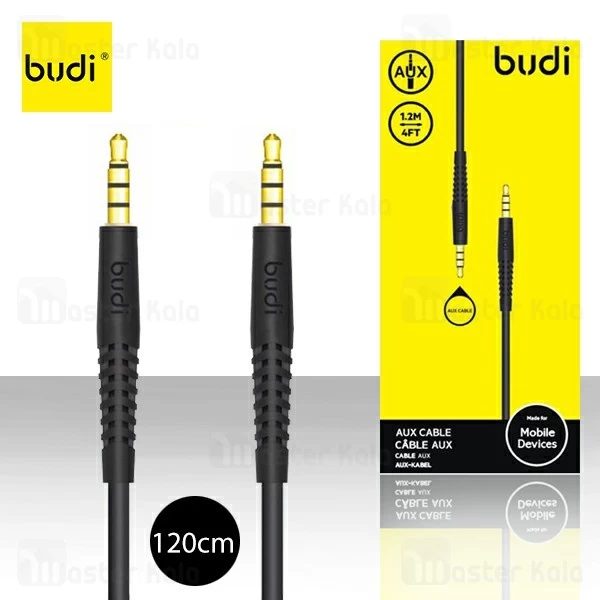 کابل انتقال صدا Aux بودی Budi M8J150AUX Audio Cable طول 1.2 متر