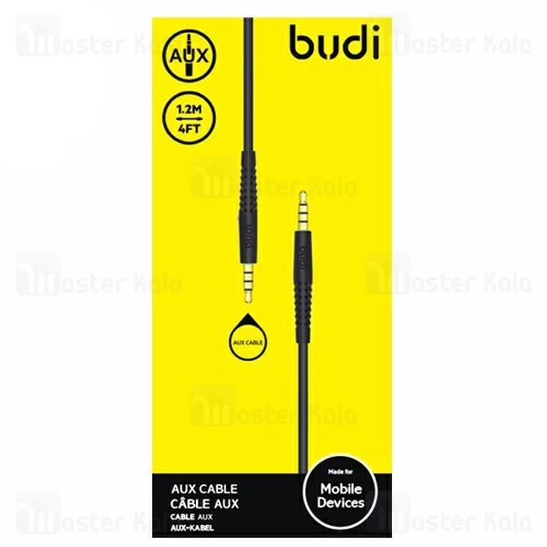 کابل انتقال صدا Aux بودی Budi M8J150AUX Audio Cable طول 1.2 متر