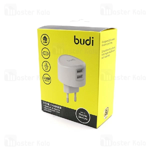 شارژر دیواری بودی Budi M8J323E Home Charger توان 2.4 آمپر