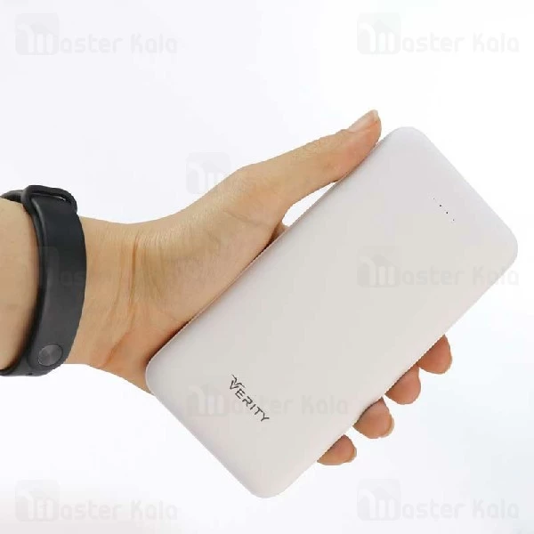 پاوربانک 10000 میلی آمپر وریتی Verity PU108W Power Bank توان 2 آمپر