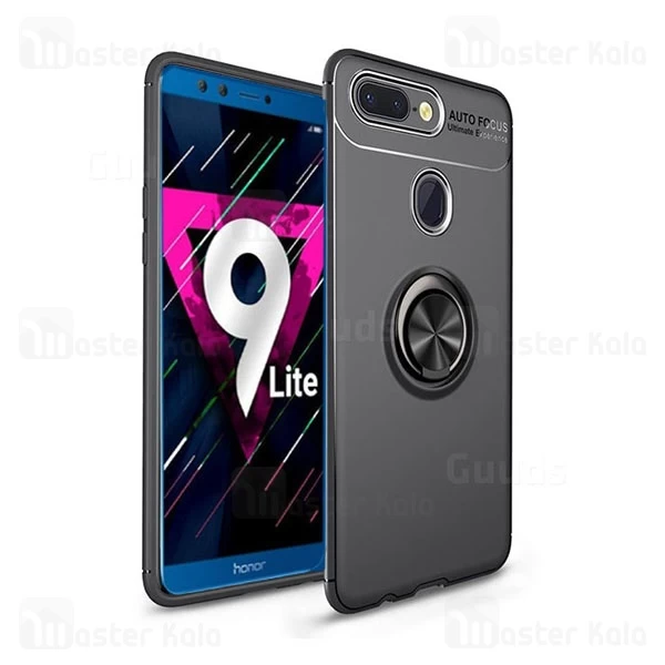 قاب ژله ای طرح چرم انگشتی Huawei Honor 9 Lite Becation A.F Magnetic Ring