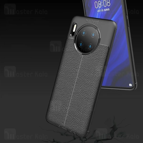 قاب طرح چرم Huawei Mate 30 Pro Auto Focus Jelly Case