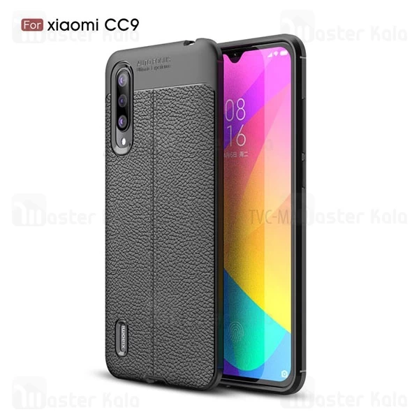 قاب طرح چرم Xiaomi Mi CC9 / A3 Lite Auto Focus Jelly Case