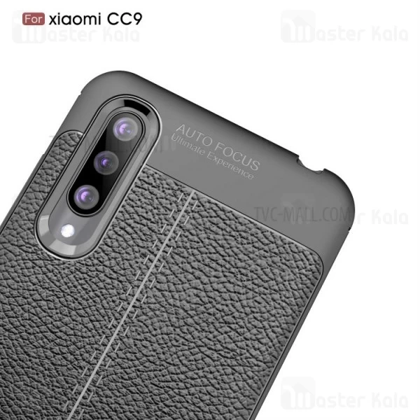 قاب طرح چرم Xiaomi Mi CC9 / A3 Lite Auto Focus Jelly Case