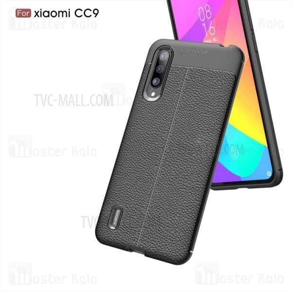 قاب طرح چرم Xiaomi Mi CC9 / A3 Lite Auto Focus Jelly Case