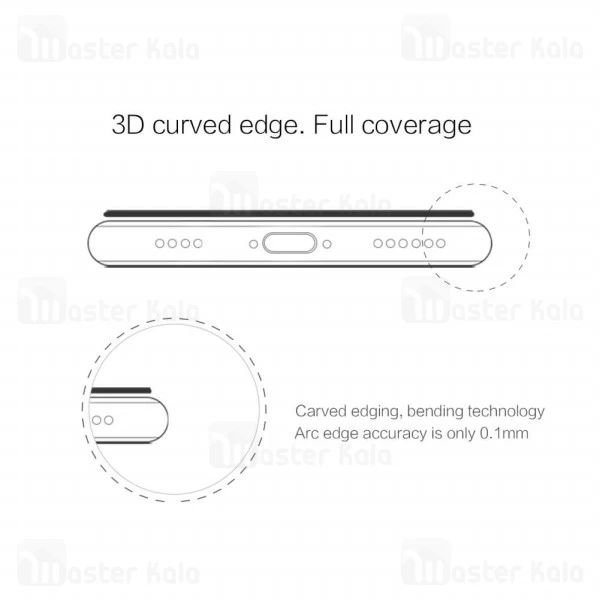 گلس Apple iPhone 11 Pro Nillkin 3D CP+ Max Glass Screen