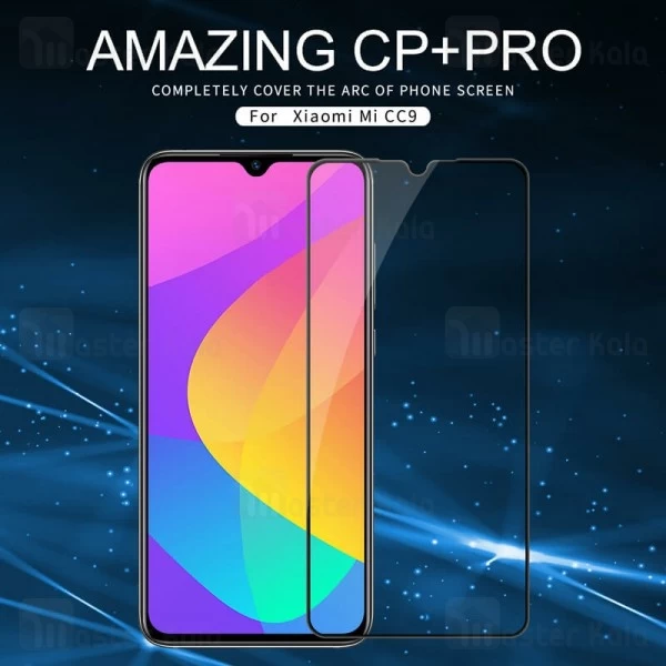 محافظ صفحه شیشه ای تمام صفحه تمام چسب شیائومی Xiaomi Mi CC9 Nillkin CP+ Pro