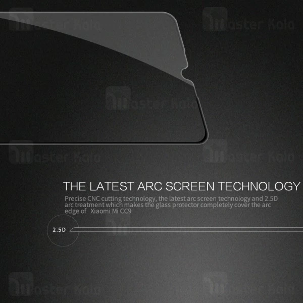 محافظ صفحه شیشه ای تمام صفحه تمام چسب شیائومی Xiaomi Mi CC9 Nillkin CP+ Pro