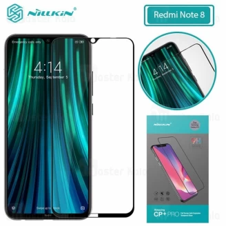 محافظ صفحه شیشه ای تمام صفحه تمام چسب شیائومی Xiaomi Redmi Note 8 Nillkin CP+ Pro