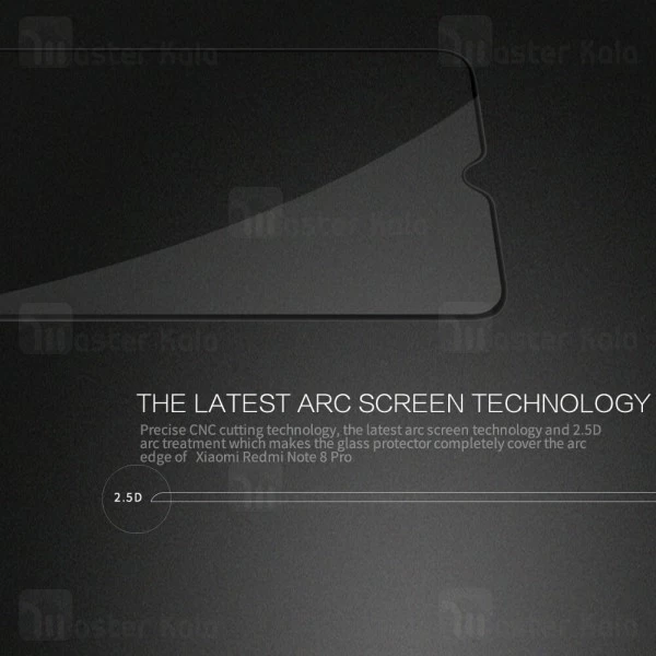 محافظ صفحه شیشه ای تمام صفحه تمام چسب شیائومی Xiaomi Redmi Note 8 Pro Nillkin CP+ Pro