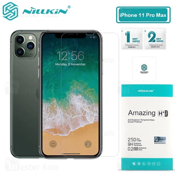 محافظ صفحه شیشه ای نیلکین آیفون Apple iPhone 11 Pro Max Nillkin H+ Pro
