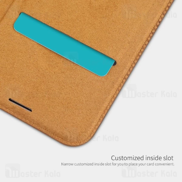 کیف چرمی نیلکین سامسونگ Samsung Galaxy A60 2019 / A606 Nillkin Qin Leather Case