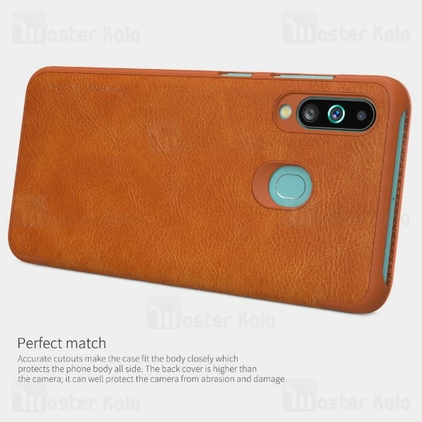 کیف چرمی نیلکین سامسونگ Samsung Galaxy A60 2019 / A606 Nillkin Qin Leather Case