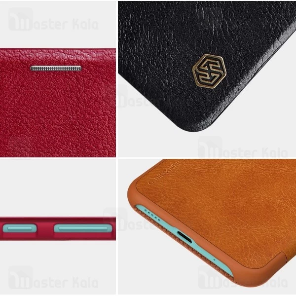 کیف چرمی نیلکین سامسونگ Samsung Galaxy A60 2019 / A606 Nillkin Qin Leather Case