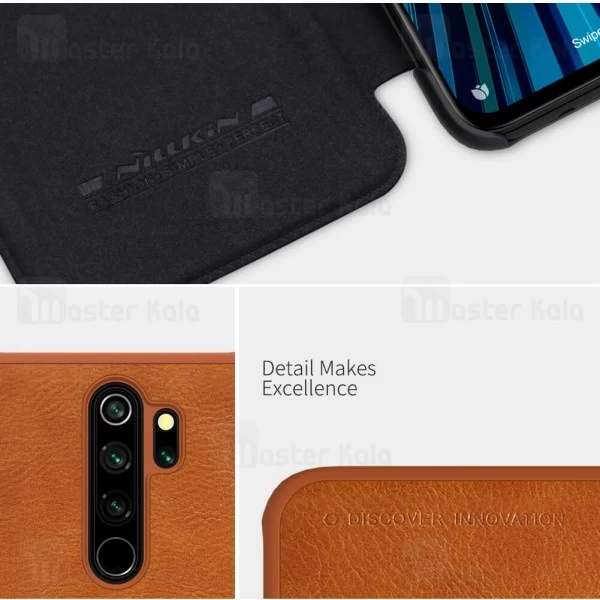 کیف چرمی نیلکین شیائومی Xiaomi Redmi Note 8 Pro Nillkin Qin Leather Case