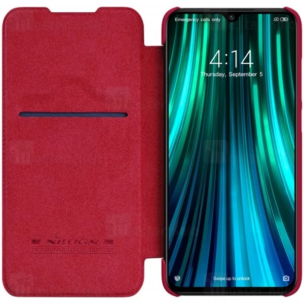 کیف چرمی نیلکین شیائومی Xiaomi Redmi Note 8 Pro Nillkin Qin Leather Case