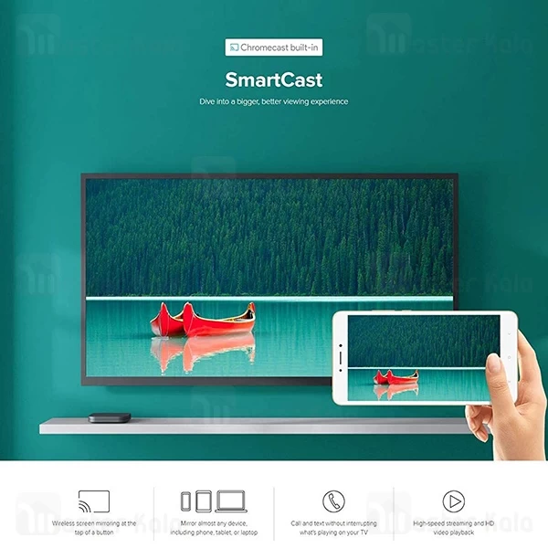 پخش کننده تلویزیون شیائومی Xiaomi Mi Box S 4K Android TV MDZ-22-AB - گلوبال