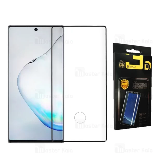محافظ صفحه شیشه ای تمام صفحه تمام چسب سامسونگ Samsung Galaxy Note 10 Mocol Glass
