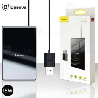 شارژر وایرلس مینی بیسوس Baseus Card Ultra-thin Wireless Charger WX01B-01 توان 15 وات