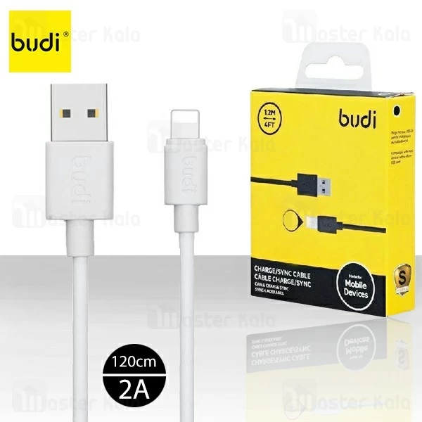کابل لایتنینگ بودی Budi M8J023 Micro USB Cable توان 2 آمپر