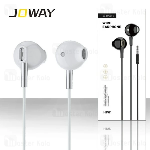 هندزفری سیمی جووی Joway HP61 Mental Wire Music Earphone طرح ایرپاد