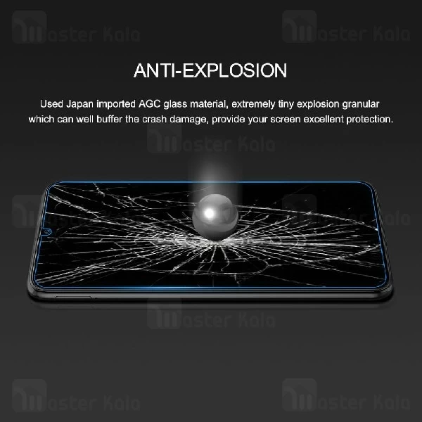 محافظ صفحه شیشه ای نیلکین سامسونگ Samsung Galaxy A50s / A30s Nillkin H+ Pro + محافظ لنز